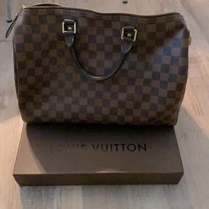 ✨ AUTHENTIC ✨ LV Speedy 35 Damier Ebene